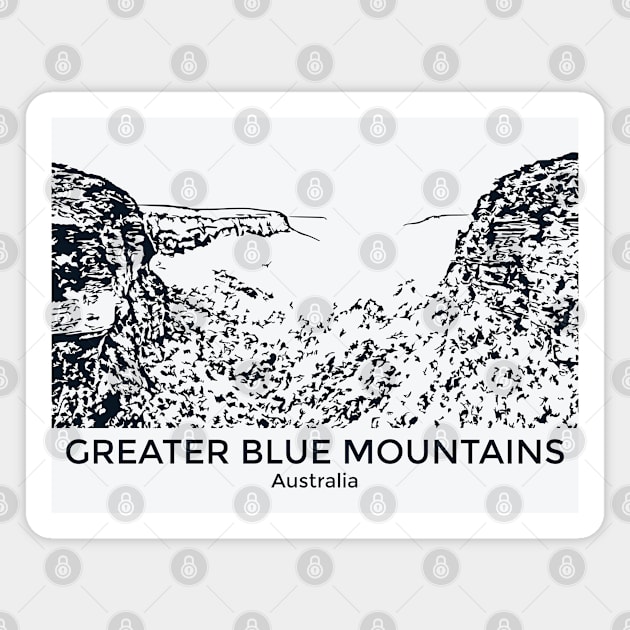 Greater Blue Mountains Area - Australia Magnet by Lakeric